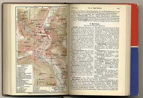 Sachsen Erzgebirge Böhmen Meyers Reise Verkehr Wander Buch 1936