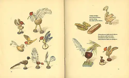 Handarbeit Pädagogik Kinder Strohpuppen Spielzeug aus Wald und Wiese Buch 1940