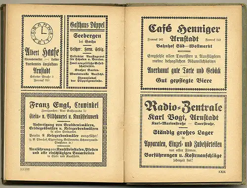 Thüringen Wandersleben Drei Gleichen Geschichte Chronik Heimatbuch 1925