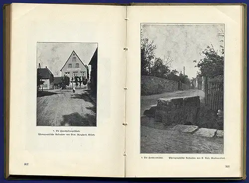 Thüringen Wandersleben Drei Gleichen Geschichte Chronik Heimatbuch 1925