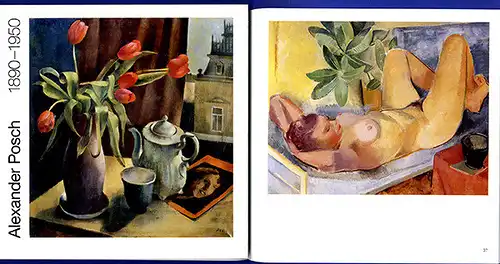 Kunst Malerei Realismus Alexander Posch Darmstadt Ausstellung Katalog 1990