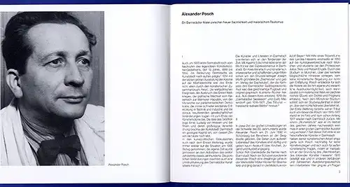 Kunst Malerei Realismus Alexander Posch Darmstadt Ausstellung Katalog 1990