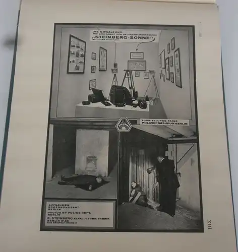 Karlsruhe Internationale Polizei Ausstellung Kriminaltechnik Festbuch 1925
