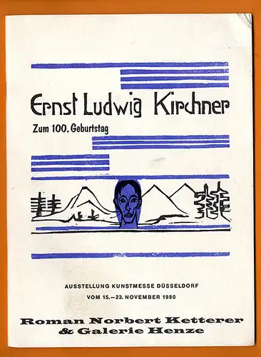 Kunst Grafik Expressionismus Ernst Ludwig Kirchner Ausstellung Katalog 1980