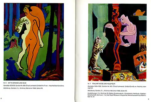Kunst Grafik Expressionismus Ernst Ludwig Kirchner Ausstellung Katalog 1980
