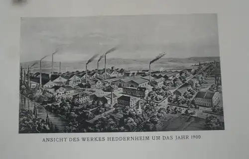 Hessen Frankfurt Heddernheim Kupferwerke Geschichte Firmen Festschrift 1918