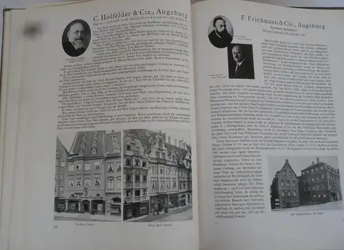 Bayern Stadt und Landkreis Augsburg Wirtschaft Industrie Gewerbe Monografie 1930