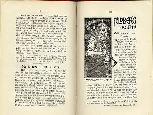 Baden Freiburg Breisgau Feldberg Heimat Geschichte Sagen Buch 1899