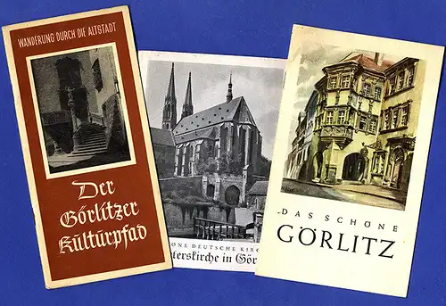 Sachsen Görlitz Stadt Geschichte Architektur Peterskirche 3 Reiseführer 1952