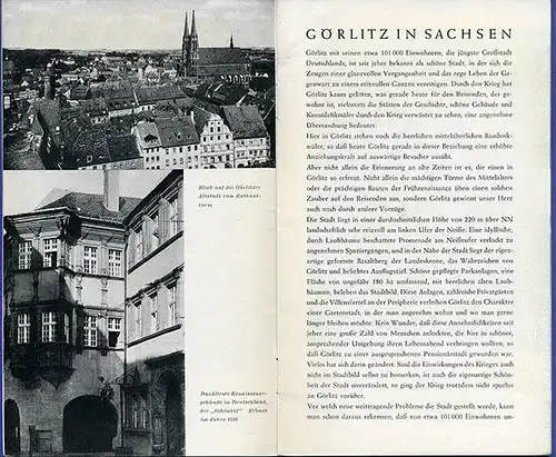 Sachsen Görlitz Stadt Geschichte Architektur Peterskirche 3 Reiseführer 1952