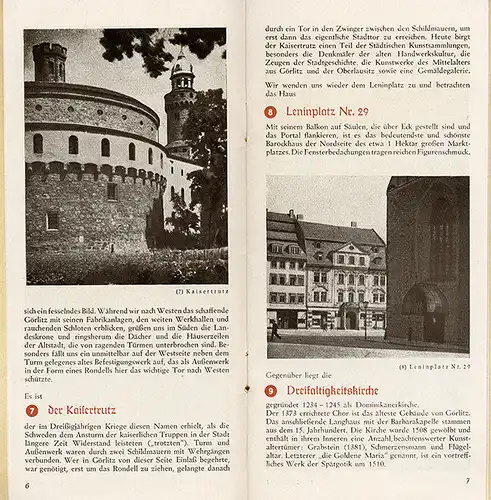 Sachsen Görlitz Stadt Geschichte Architektur Peterskirche 3 Reiseführer 1952