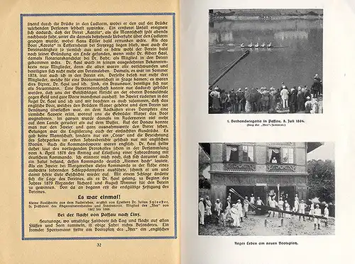 Österreich Linz Donau Rudern Wassersport 50 Jahre Ruder Verein Festschrift 1926