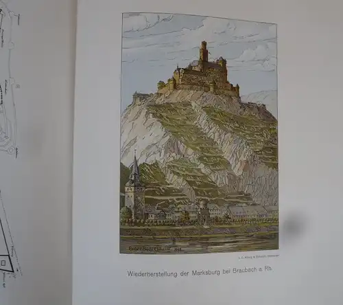 Burgen Mittelalter Architektur Geschichte Bodo Ebhardt Baumeister Bildband 1925