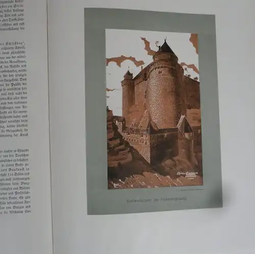 Burgen Mittelalter Architektur Geschichte Bodo Ebhardt Baumeister Bildband 1925 