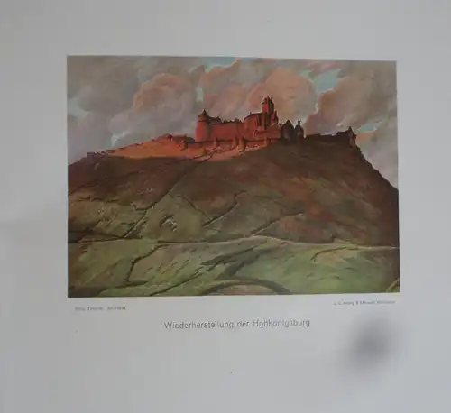 Burgen Mittelalter Architektur Geschichte Bodo Ebhardt Baumeister Bildband 1925 