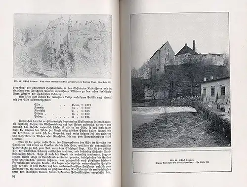 Sachsen Dresden Elbe Sächsische Schweiz Volkskunde Heimatbuch Monografie 1924