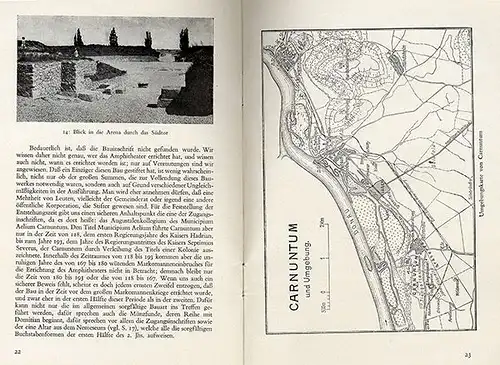 Österreich Römer Stadt Carnuntum Amphitheater Archäologie Geschichte 1949