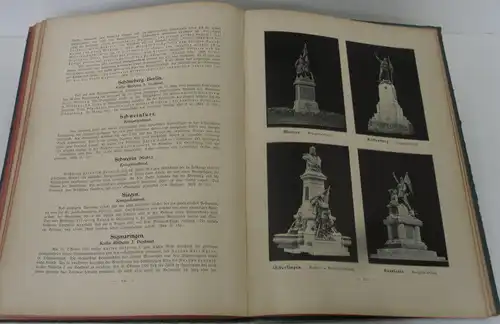 Deutsches Reich Kaiser Krieger Vaterländische Denkmal Topografie von 1901  