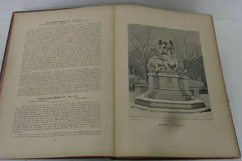 Deutsches Reich Kaiser Krieger Vaterländische Denkmal Topografie von 1901  