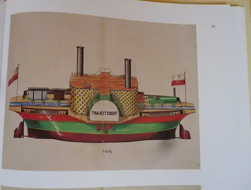 Württemberg Biberach Altes Blech Spielzeug Musterbuch Katalog Faksimile 1875