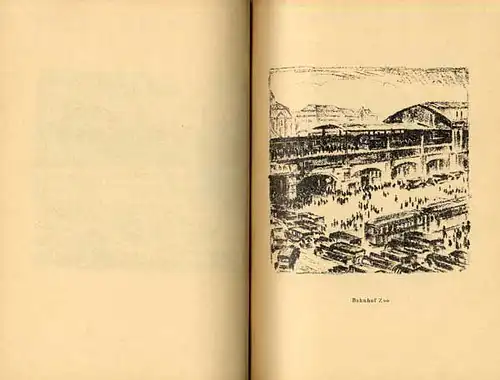 Weltstadt Berlin 12 Original Lithografien von Max Brückner Kunst Buch 1929 