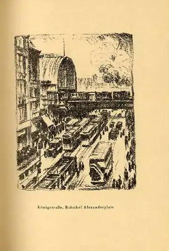 Weltstadt Berlin 12 Original Lithografien von Max Brückner Kunst Buch 1929