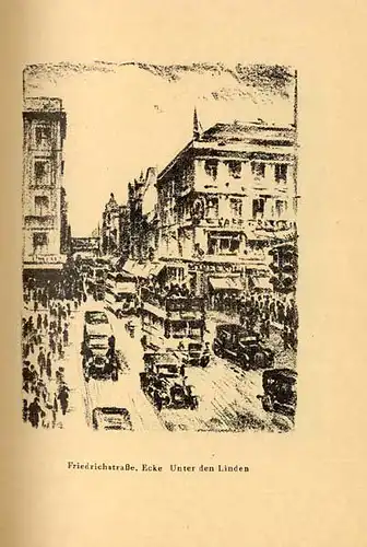  Weltstadt Berlin 12 Original Lithografien von Max Brückner Kunst Buch 1929 
