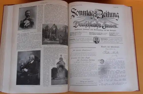 Deutsches Kaiserreich Illustrierte Frauen Sonntags Zeitung Jahrgang 1901