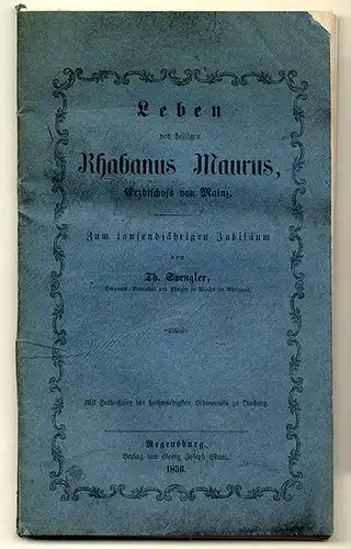 Kirchen Geschichte Heiliger Rhabanus Maurus Erzbischof von Mainz Buch 1856