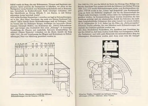 Bayern Füssen König Ludwig Schloss Hohenschwangau Geschichte Führer 1958