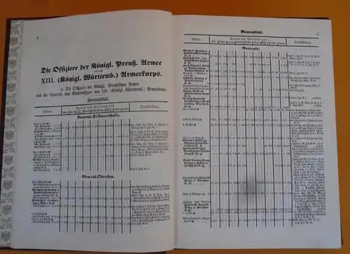 Krieg Militär Württemberg Armee Offiziers Rangliste Kolonie Schutztruppe 1908