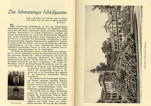 Baden Schloß und Park Stadt Schwetzingen Barock Architektur Baukunst Führer 1936