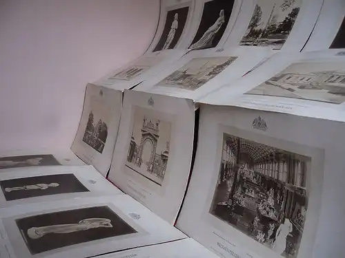 Österreich Wien Weltausstellung 1873 Sammlung 14 Original Albumin Foto Tafeln 