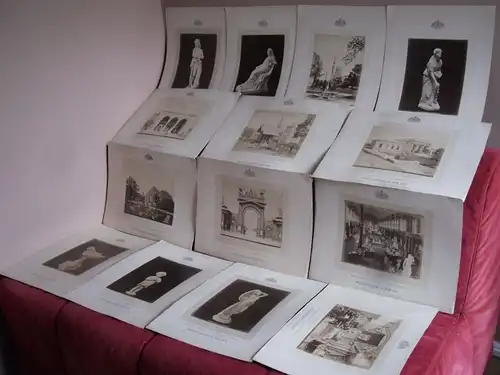 Österreich Wien Weltausstellung 1873 Sammlung 14 Original Albumin Foto Tafeln 