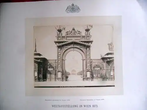 Österreich Wien Weltausstellung 1873 Sammlung 14 Original Albumin Foto Tafeln