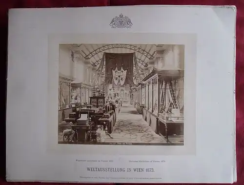 Österreich Wien Weltausstellung 1873 Sammlung 14 Original Albumin Foto Tafeln