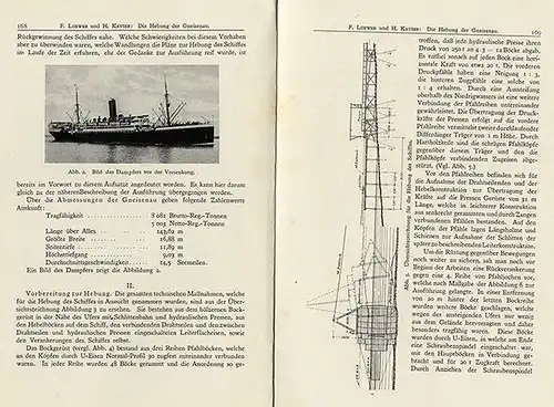 Weltkrieg Schiffahrt Bergung des Dampfers Gneisenau aus der Schelde 1915 