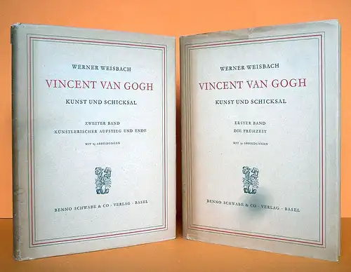 Kunst Malerei Moderne Vincent van Gogh Kunst und Schicksal  2 Bände Basel 1949