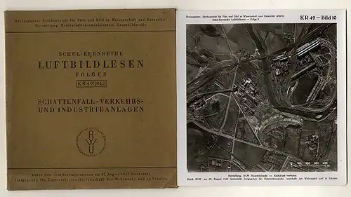 Deutschland Luftfahrt Luftbild Verkehr Industrie Anlagen RLM Foto Mappe 1942