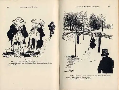 Schweden Kunst Grafik Karikatur Zeichnungen von Albert Engström Buch 1928