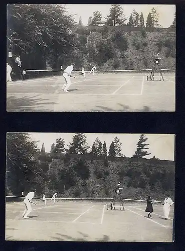 Rhein Westfalen Tennis Club Viersen 11 Foto Postkarten Turnier Wettkampf 1913