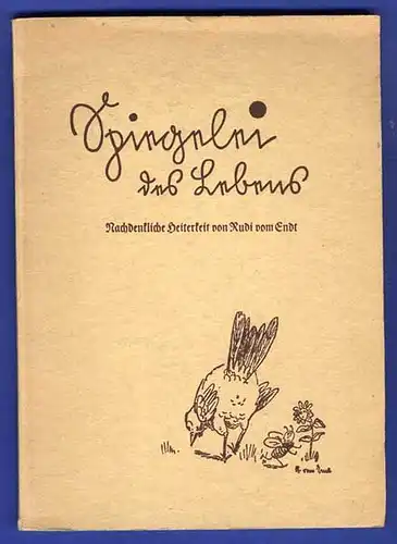 Rhein Düsseldorf Rudi vom Endt Humor Satire Verse mit Bildern Buch 1937 