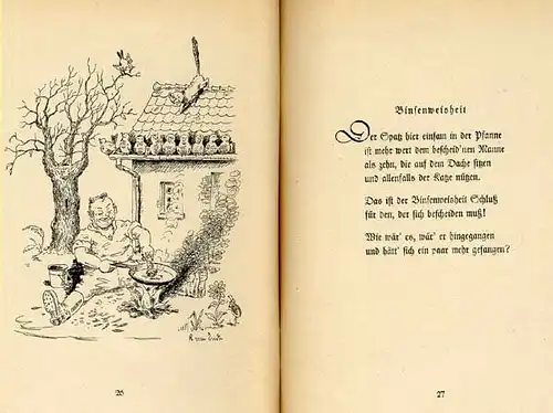 Rhein Düsseldorf Rudi vom Endt Humor Satire Verse mit Bildern Buch 1937 