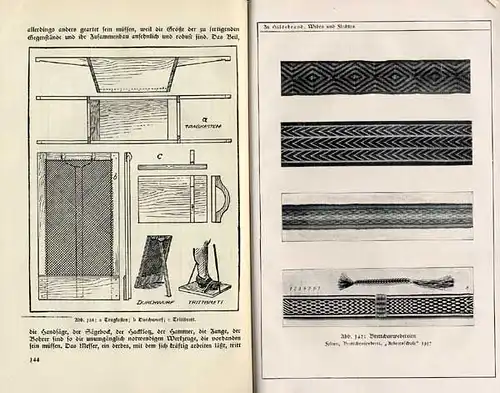 Kunst Handwerk Pädagogik Handarbeit Werkunterricht Fachbuch 1927