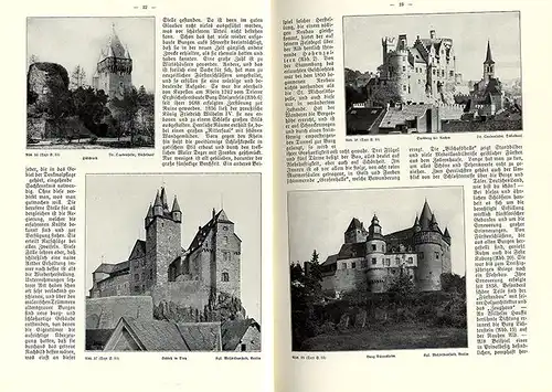 Deutschland Mittelalter Burgen Festung Geschichte Architektur Bauweise 1915