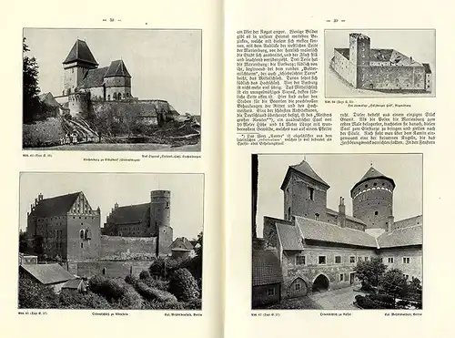 Deutschland Mittelalter Burgen Festung Geschichte Architektur Bauweise 1915