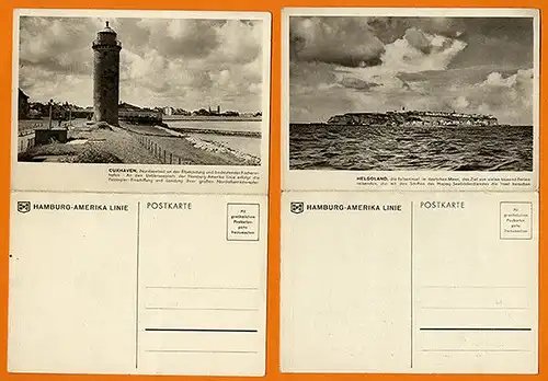 Seefahrt Hamburg Amerika Linie Norwegen Fahrt Oceana 6 Speisekarten 1936