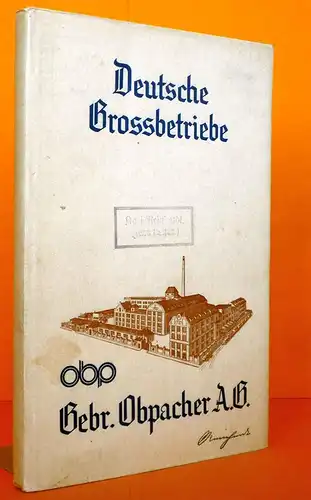 Deutsche Wirtschaft München Karton Verpackung Werbedruck Gebr. Obpacher AG 1938