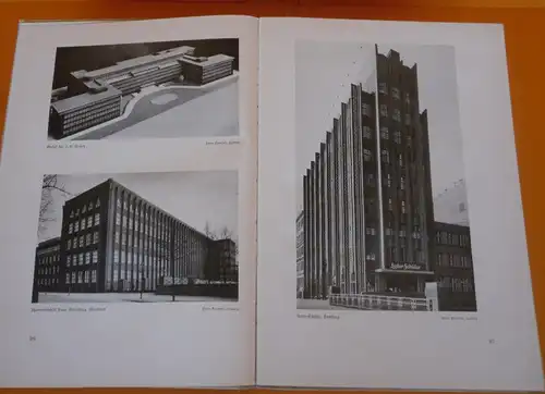 Architektur Baukunst Backstein Moderne Baumeister Fritz Höger Bildband 1938