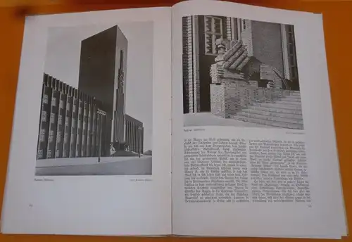 Architektur Baukunst Backstein Moderne Baumeister Fritz Höger Bildband 1938